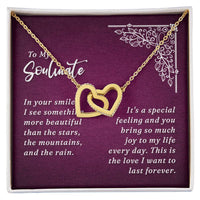 Load image into Gallery viewer, To My Wife - Interlocking Hearts Necklace
