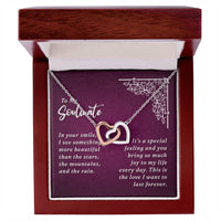 Load image into Gallery viewer, To My Wife - Interlocking Hearts Necklace
