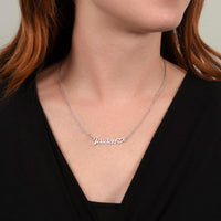 Load image into Gallery viewer, &quot;Personalized Charm: [Name] + Heart Necklace&quot;
