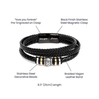 Load image into Gallery viewer, To My Dad - Love You Forever Bracelet

