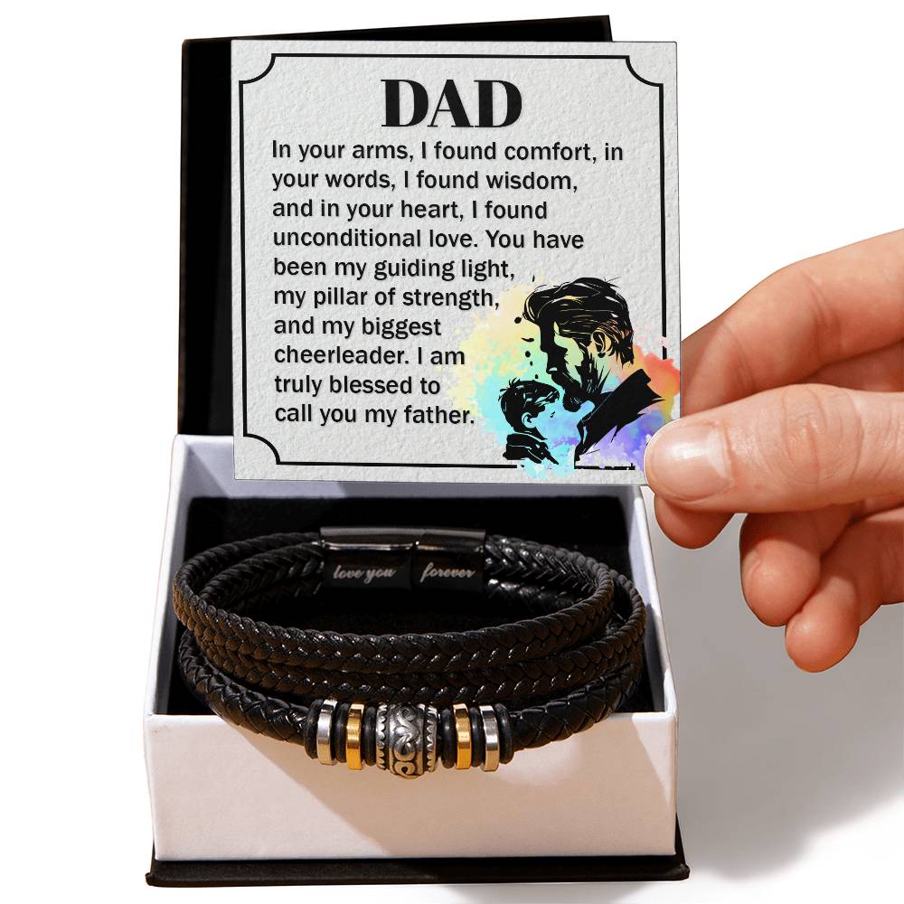 To My Dad - Love You Forever Bracelet