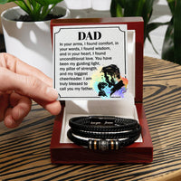 Load image into Gallery viewer, To My Dad - Love You Forever Bracelet
